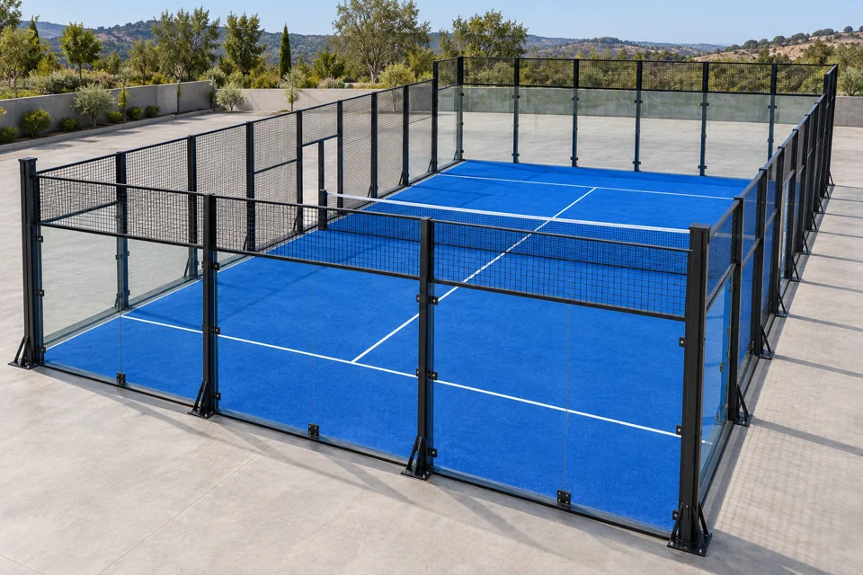 Published Classic Padel Court enclosure view