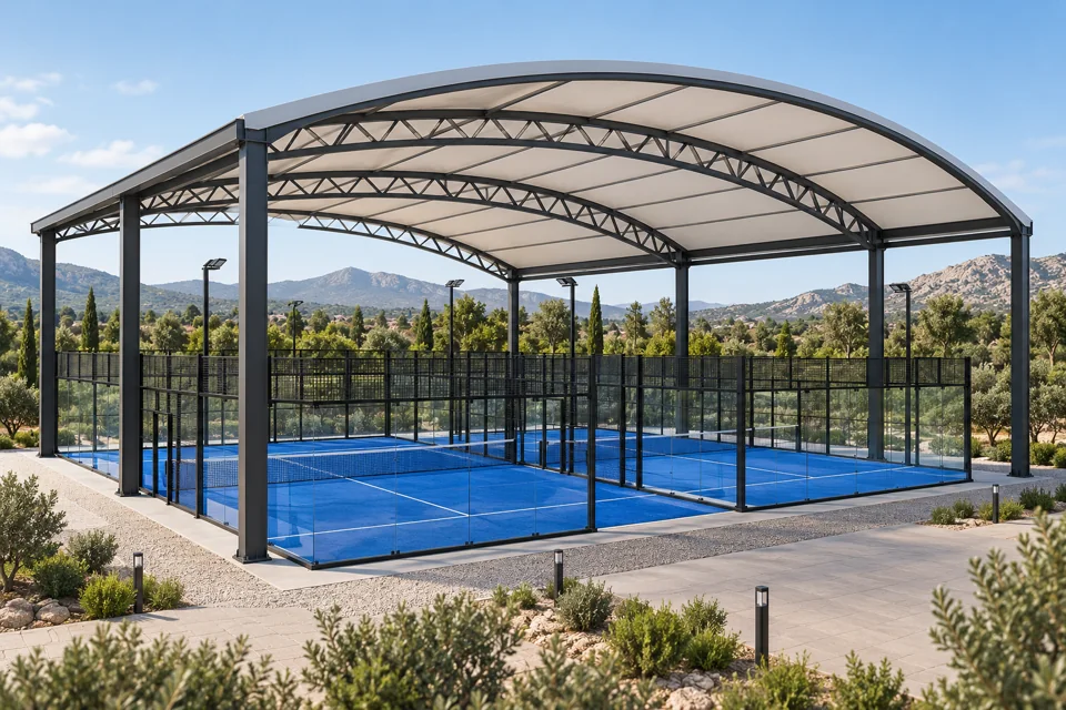 Covered padel court reference